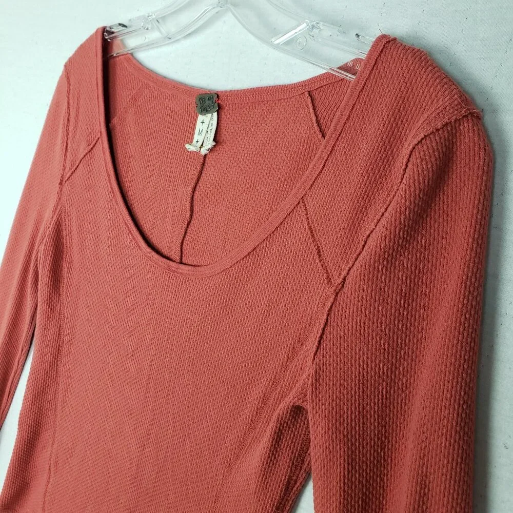 Free People Bandana Cuff Top Thermal Bohemian Crochet size M Resortwear Festival